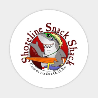 Vintage Classic Beach Store Logo Shoreline Snack Shack Magnet